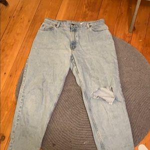 Levi’s light wash men’s jeans